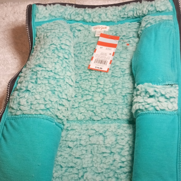 Girls New Cat&Jack Jacket Size 2T - Picture 2 of 2